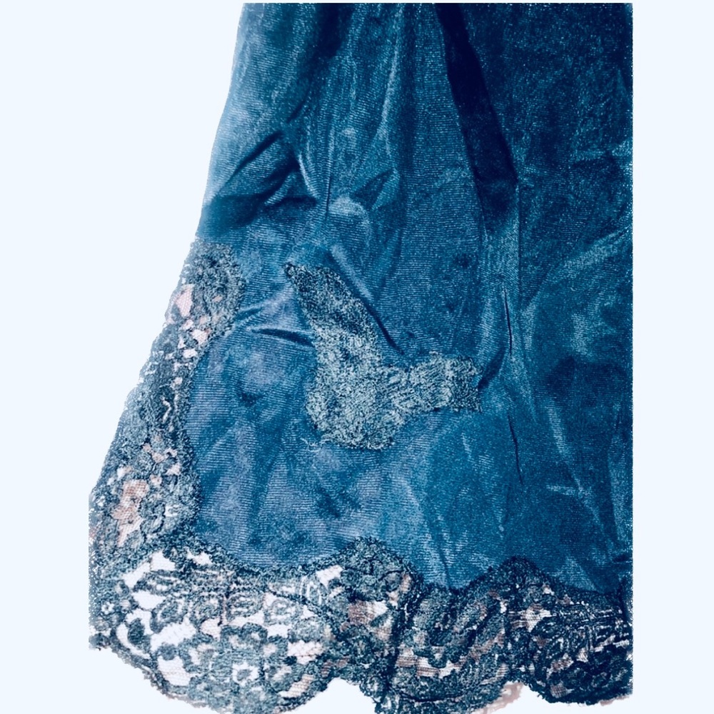 Vintage Slimtite satin lace trim slip skirt - Picture 7 of 16